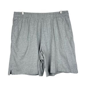 Lands' End Sweatpants Men Large Grey 36-38 Garter Waist Lounge Active Bottoms